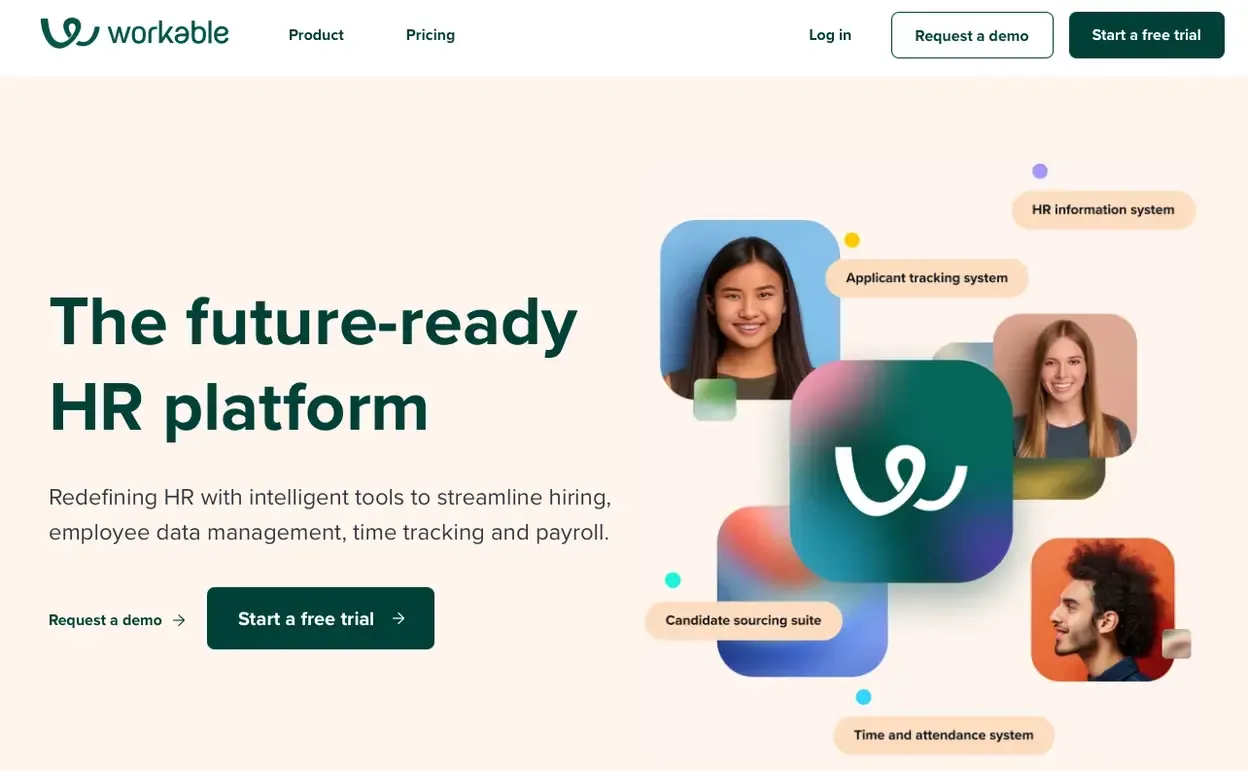 The Workable recruiting platform