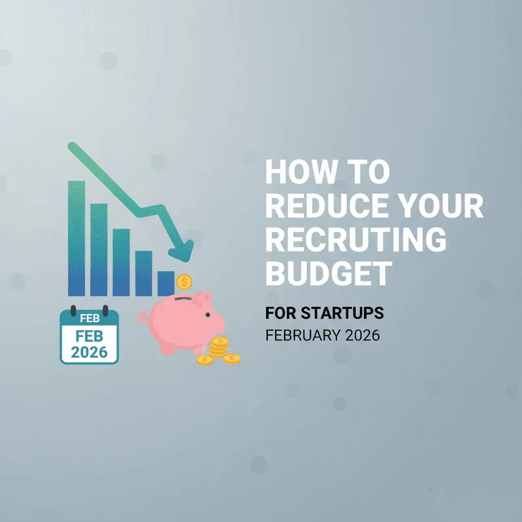 How to Reduce Your Recruiting Budget for Startups in February 2026