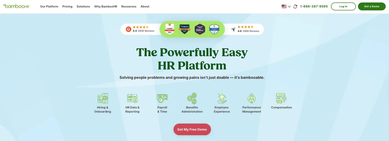 BambooHR product screenshot