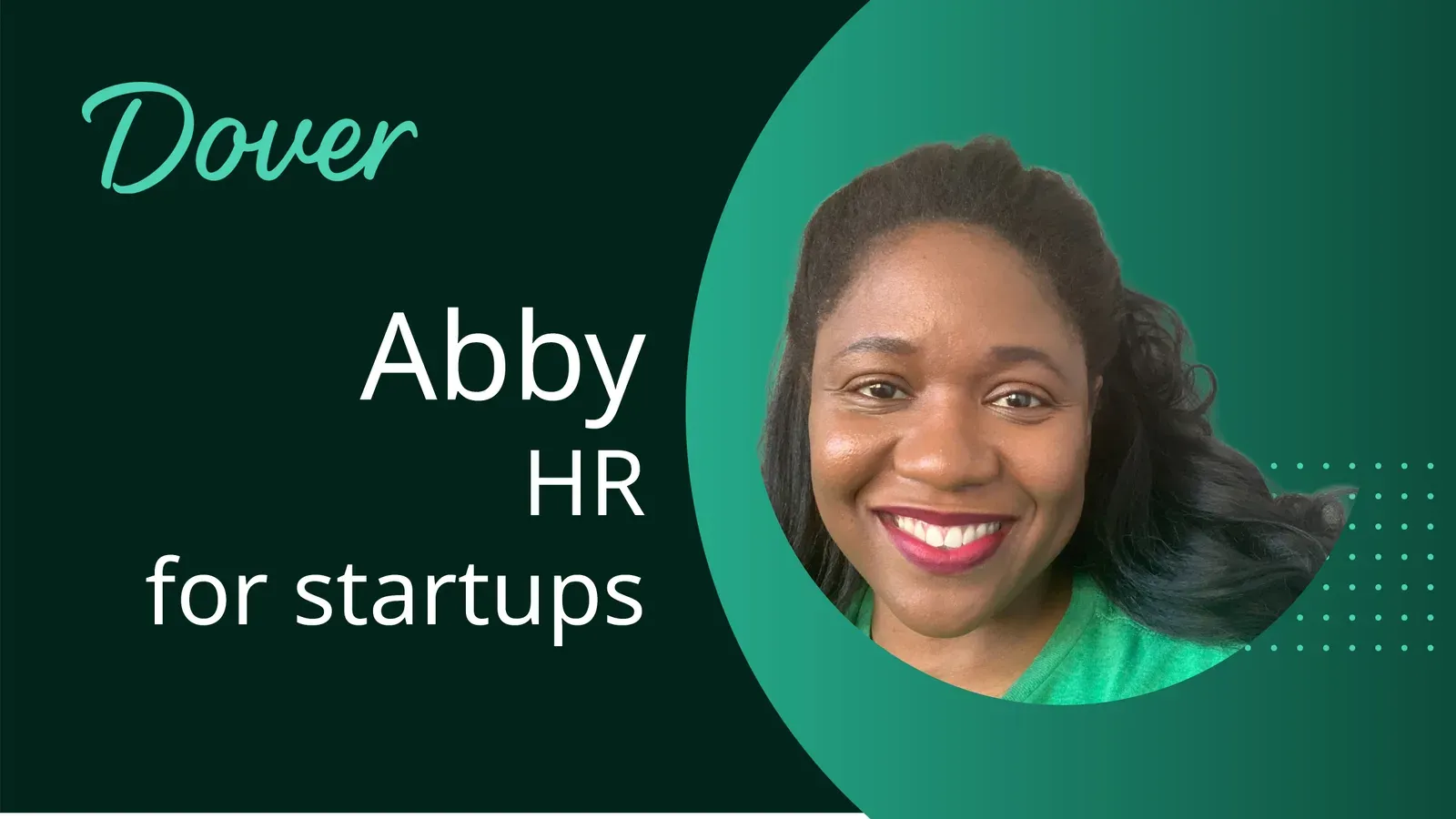 Abby, a fractional HR expert on the Dover Marketplace