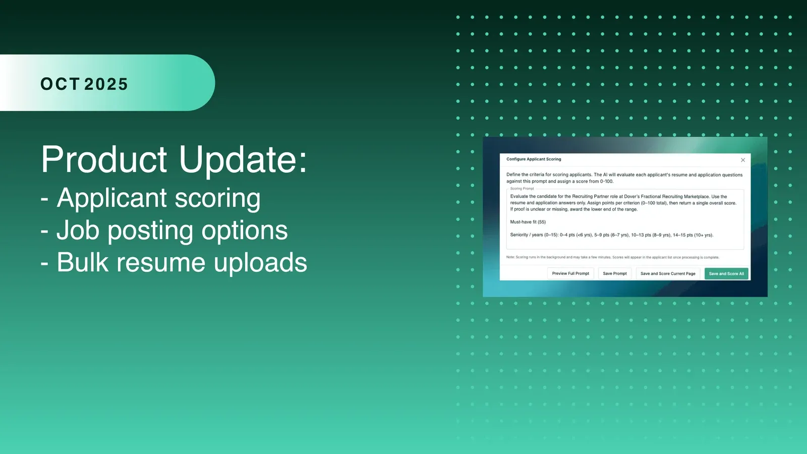 Product Update - October 2025