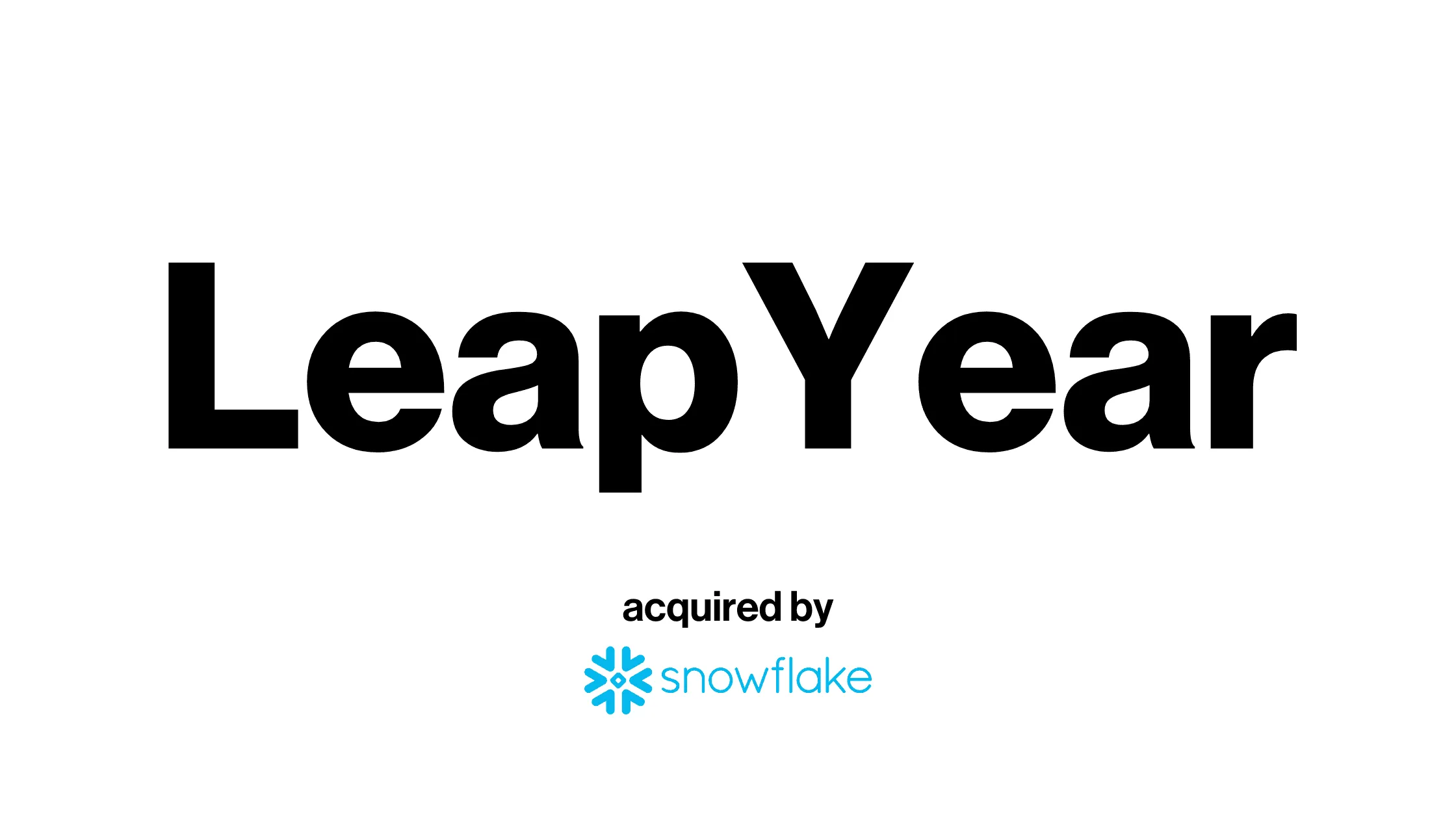 LeapYear (acq. by Snowflake) logo