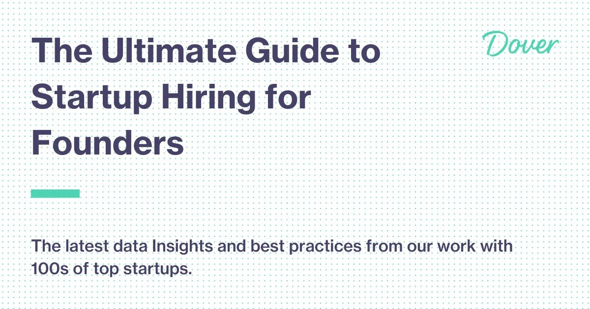 Ultimate guide to startup hiring for founders cover